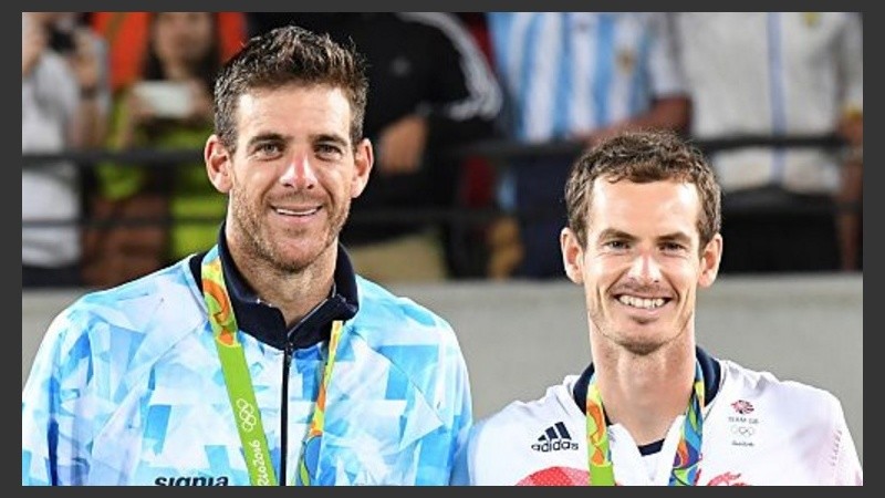 Delpo y Murray, en la final de los Juegos Olímpicos de Río.