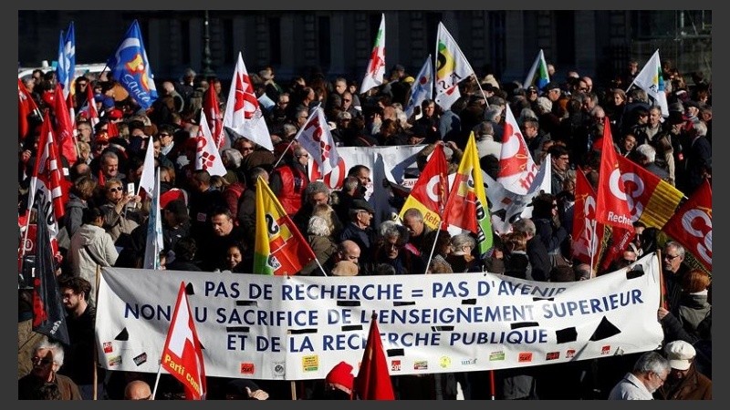 Las manifestaciones se multiplicaron este jueves en ciudades francesas.