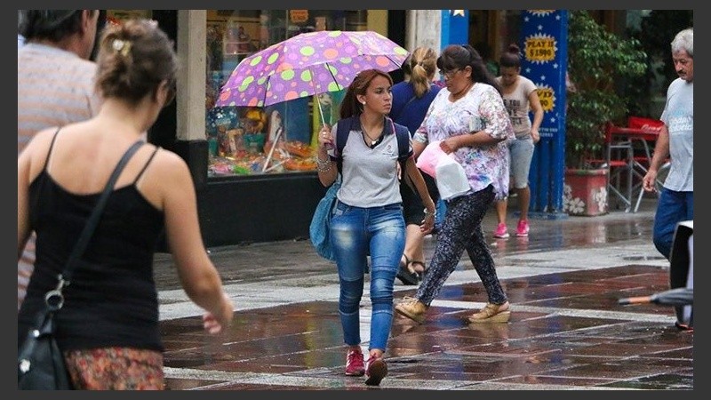 Calor y lluvia en Rosario este sábado. 