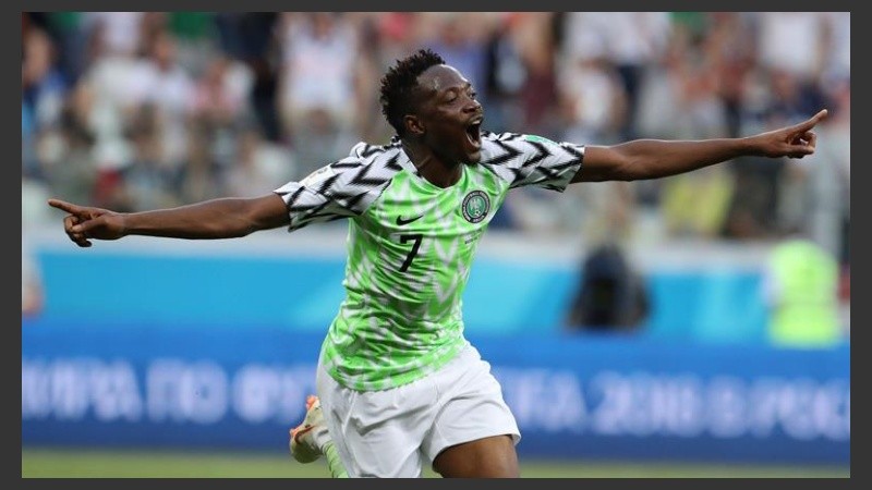 El nigeriano ya le marcó a Argentina en el Mundial de Brasil 2014.