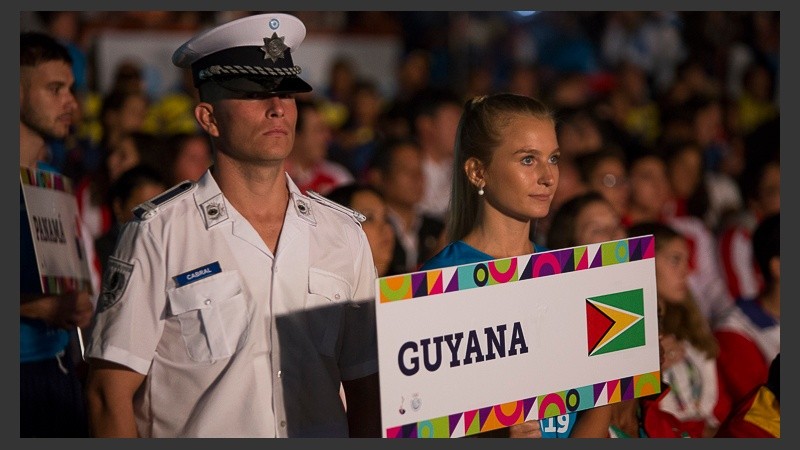 Postales de la ceremonia inaugural de los Juegos Suramericanos de Playa.