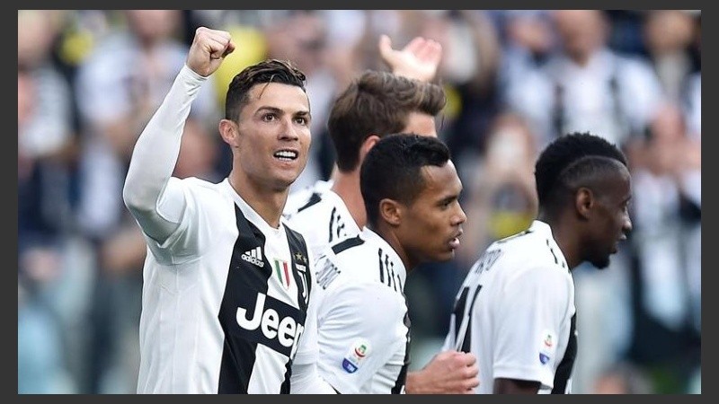Cristiano Ronaldo, campeón en su primera temporada en Italia.