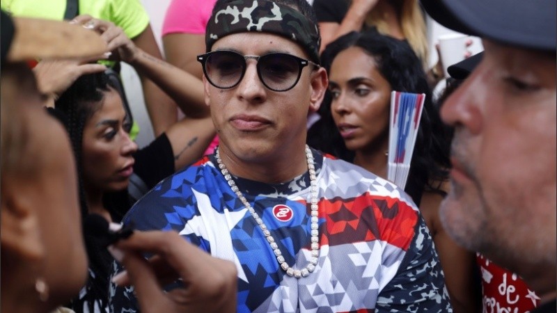 Daddy Yankee también participó de la protesta.