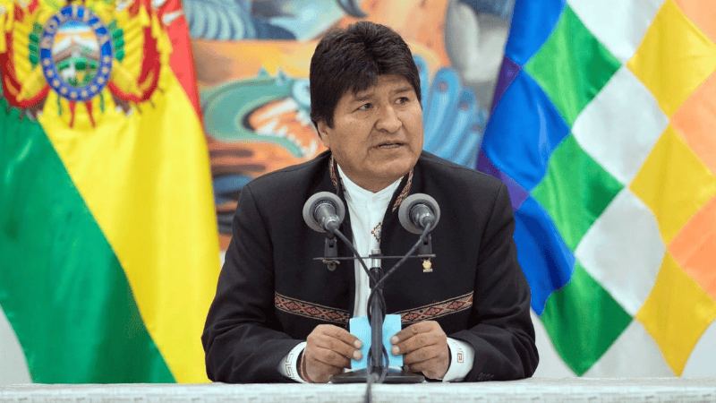 Evo Morales: “He llegado a la presidencia no por la plata sino por la patria