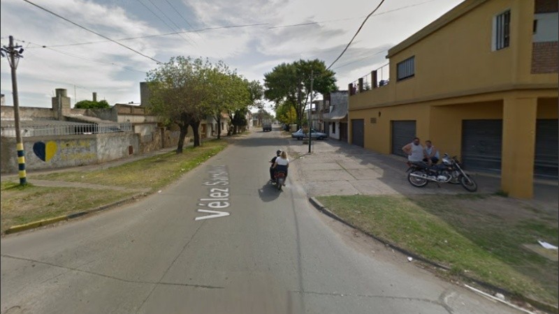 Vélez Sarsfield y Matienzo, la zona donde fue el hecho de inseguridad.