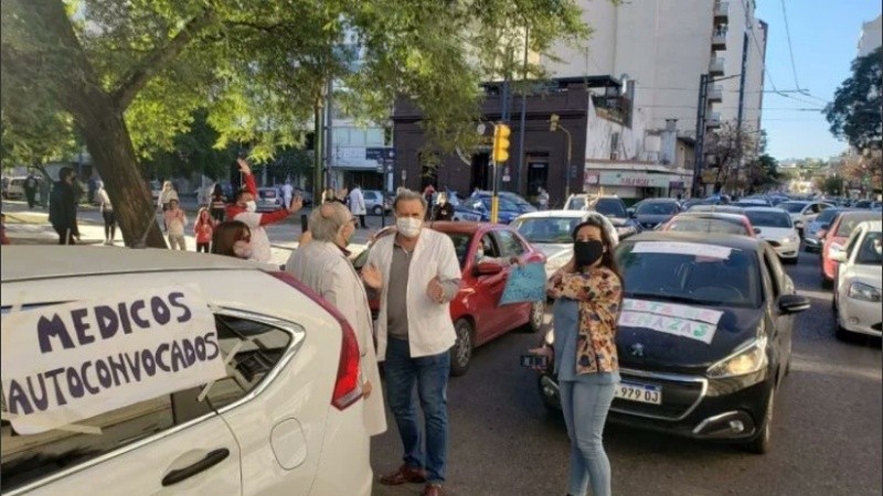 La movilización del pasado lunes en Córdoba capital.