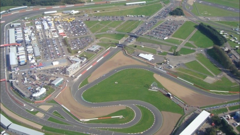 El trazado de Silverstone, donde se correrá en agosto.