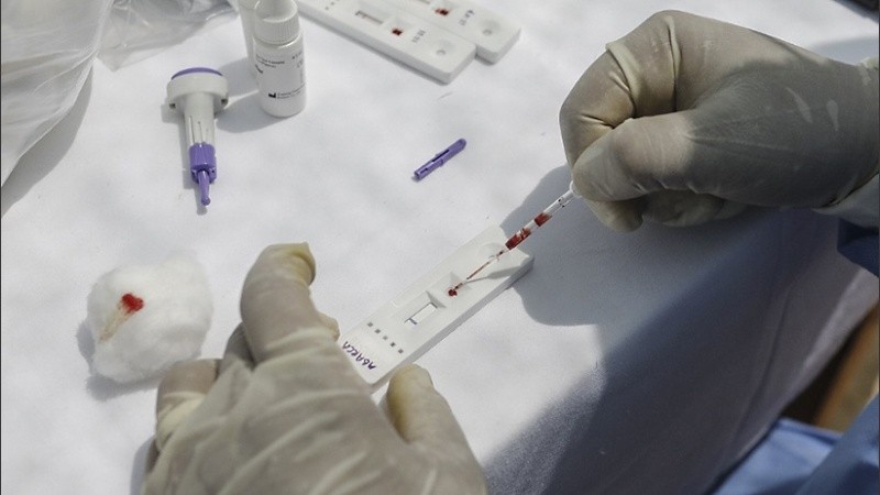 Hay 10 mil test serológicos enviados por la Nación a la provincia