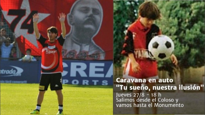 Lionel Messi pisó el Coloso en algunos amistosos benéficos.