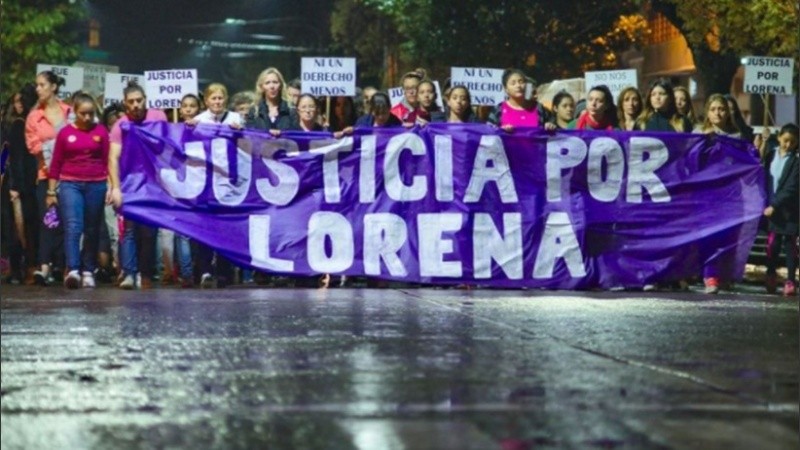 El reclamo de justicia por Lorena desde 2018.