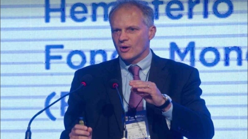 El director del departamento Occidental del Fondo Monetario Internacional (FMI), Alejandro Werner.