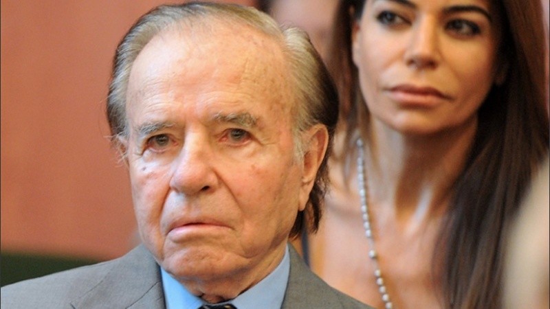 El ex presidente Carlos Menem,