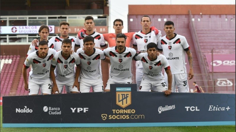 Los once que salieron a jugar contra Lanús en el Sur del Gran Buenos Aires.