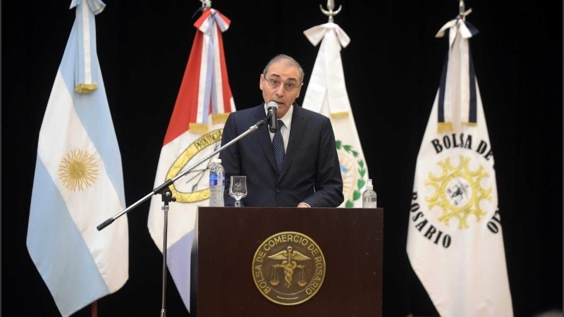 Miguel Simioni, nuevo presidente de la Bolsa de Comercio de Rosario.