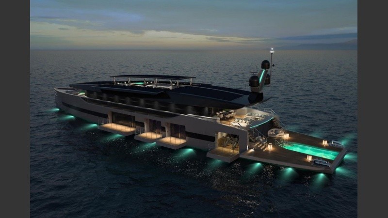 El navío contendrá además una piscina de agua salada, utilizando agua del océano sin generar desperdicio
