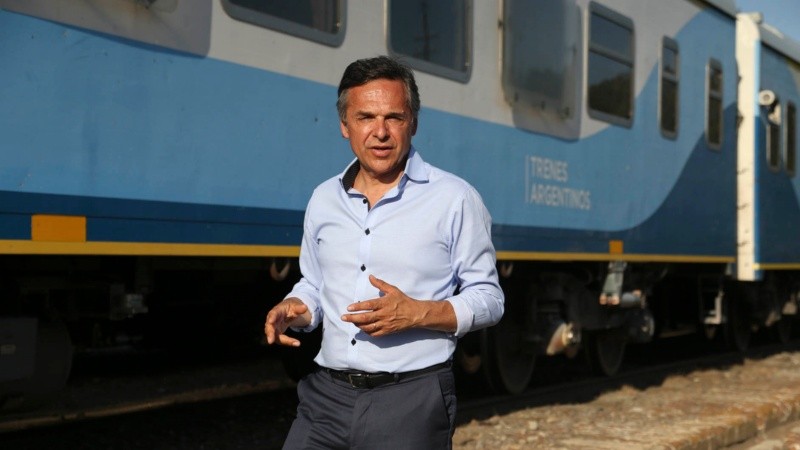 Giuliano explicó como será el servicio de tren a Cañada de Gómez