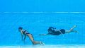 El desesperante rescate a una nadadora que se desmayó en plena competencia