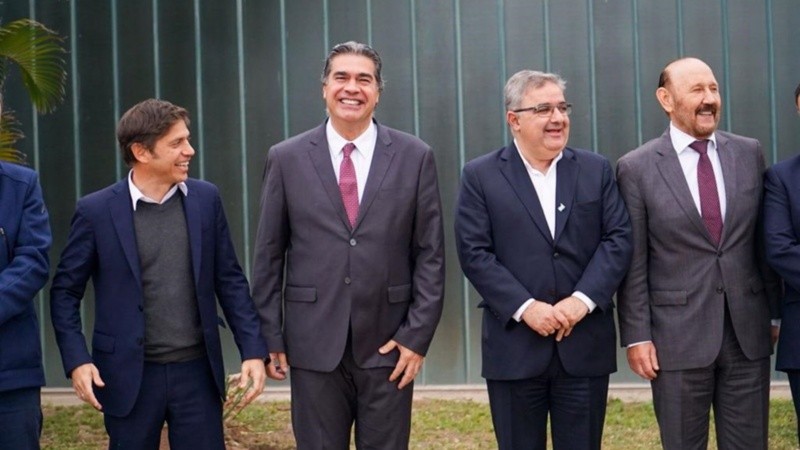 Gobernadores peronistas reunidos en Resistencia.