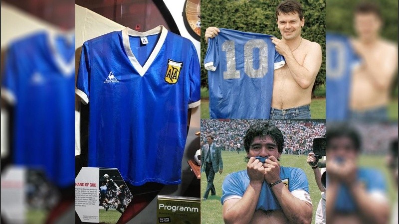 La camiseta celeste de Argentina que usó Maradona ante Inglaterra en el 86 será exhibida en el Mundial de Qatar 2022.