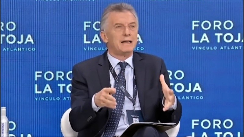 Macri fue uno de los oradores en el Foro La Toja.