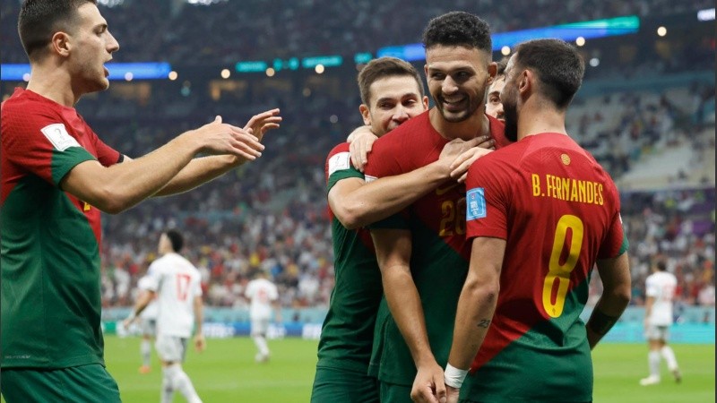Portugal y Suiza se enfrentaron por primera vez en una Copa del Mundo.