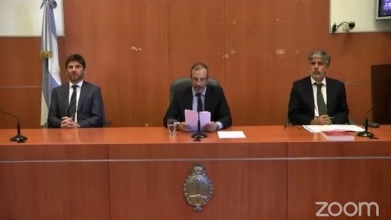  Jorge Gorini, Rodrigo Giménez Uriburu y Andrés Basso, el Tribunal que condenó a la vicepresidenta en primera instancia.