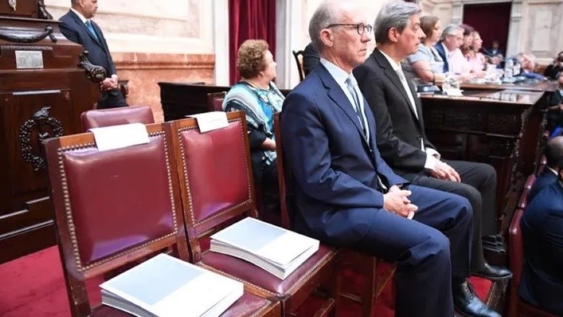 Integrantes de la Corte en el tenso discurso de apertura de sesiones de Alberto Fernández.