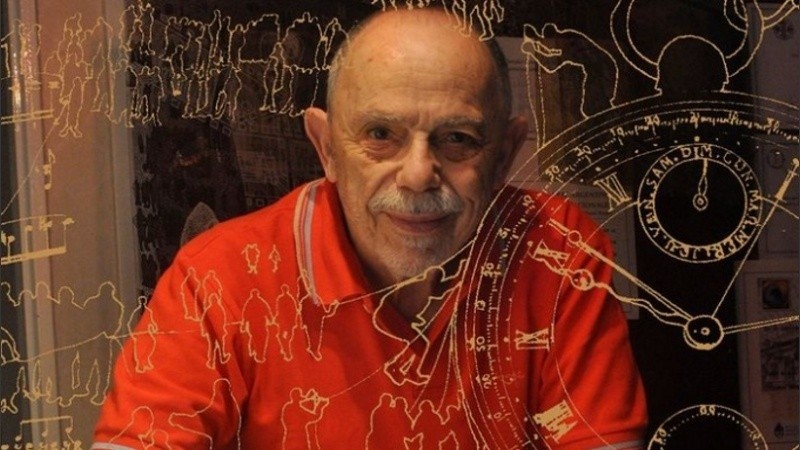 Jorge Rippa, el pintor rosarino de 94 años. 
