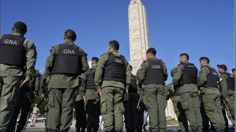 El despliegue de fuerzas federales en Rosario.