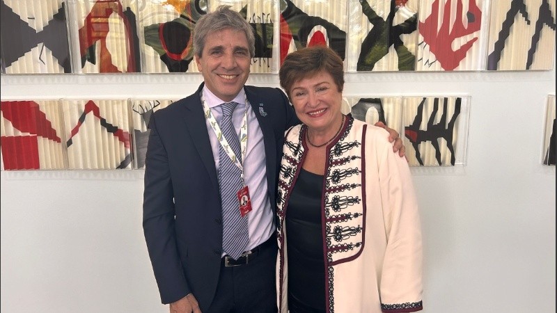 Caputo y Georgieva se juntaron en Sao Paulo, en Brasil.