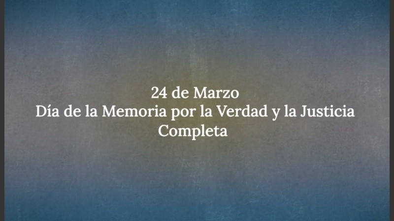  La Casa Rosada compartió su mensaje por el 24 de marzo, el primero con el libertario Javier Milei al frente del Ejecutivo nacional.