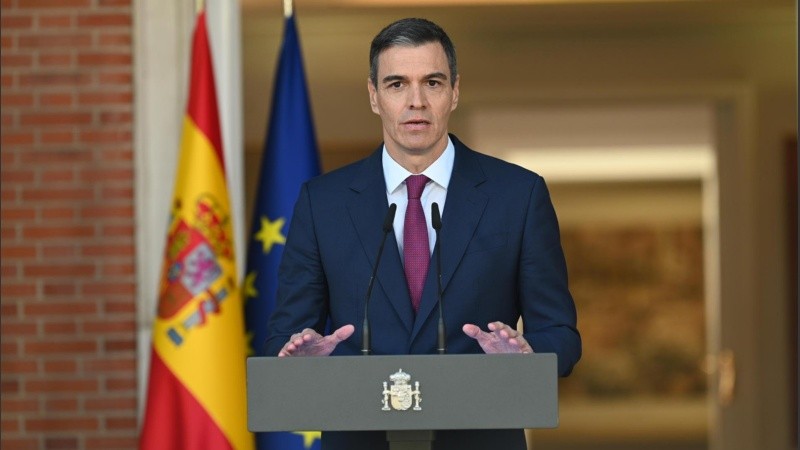 Pedro Sánchez, el presidente de España.