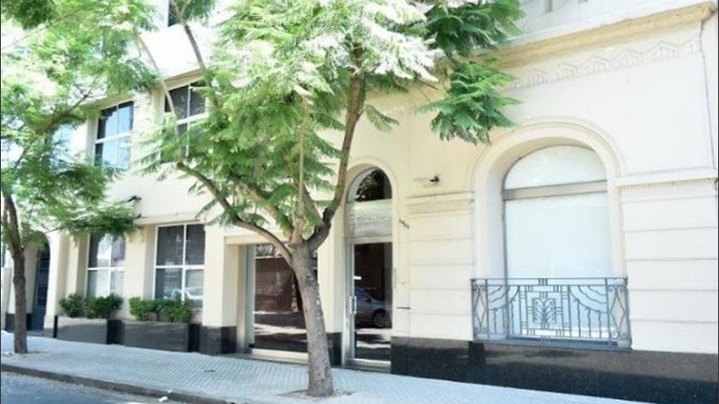 La sede de la Asociación de Clínicas y Sanatorios privados de Rosario, parte empresarial de la paritaria.