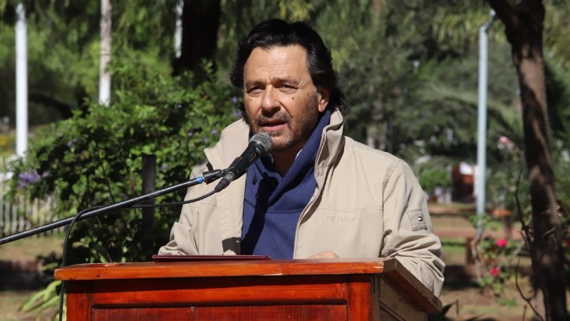 El gobernador salteño, Gustavo Sáenz