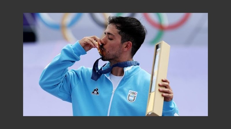 Maligno Torres se llevó el oro en BMX y fue la gran figura argentina en París.