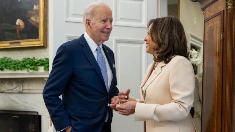 Joe Biden y Kamala Harris llamaron a Donald Trump.