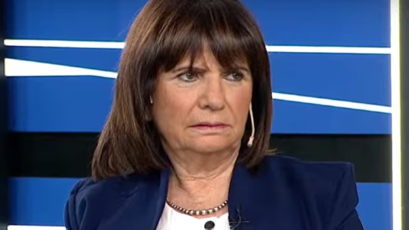 La ministra de Seguridad de la Nación, Patricia Bullrich.